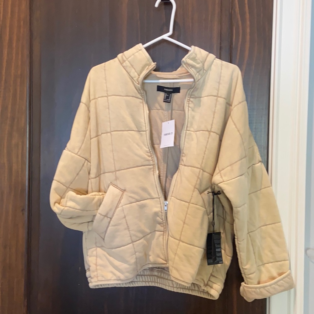 Women’s size M casual beige jacket